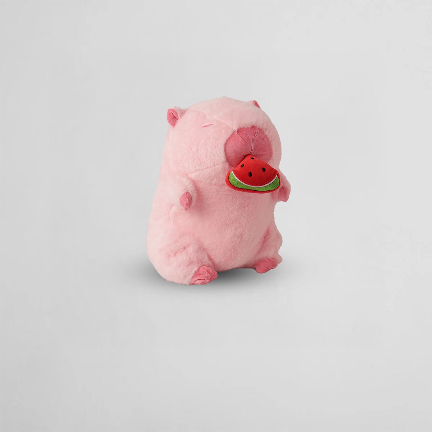 Peluche Capibara Rosa con Sandia