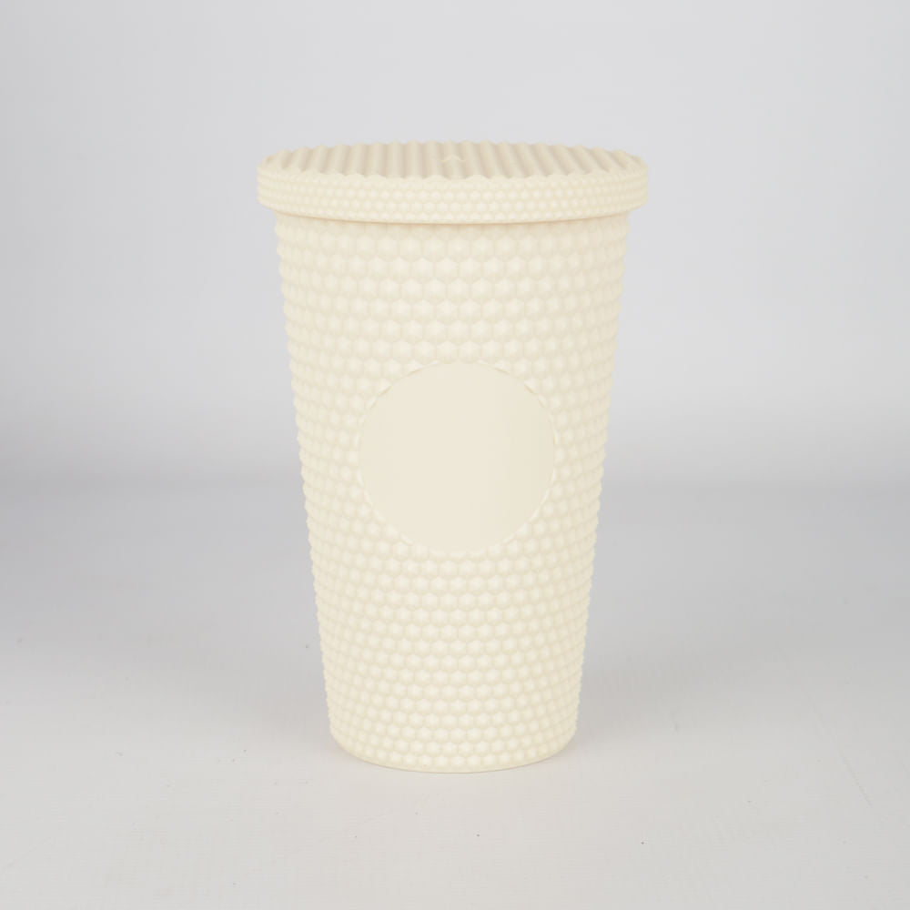 Vaso de Plástico Amarillo Pastel