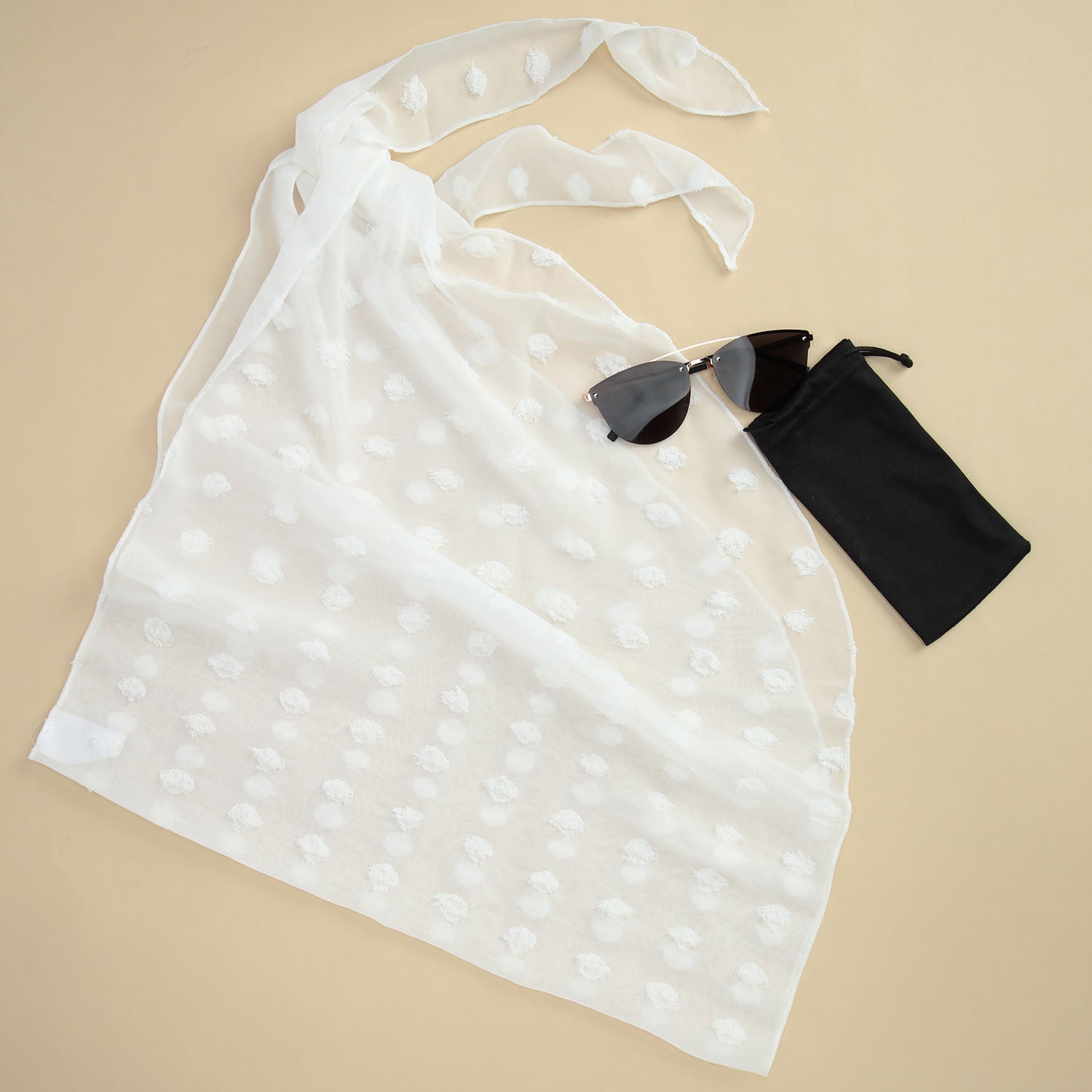 Pareo Blanco con Textura