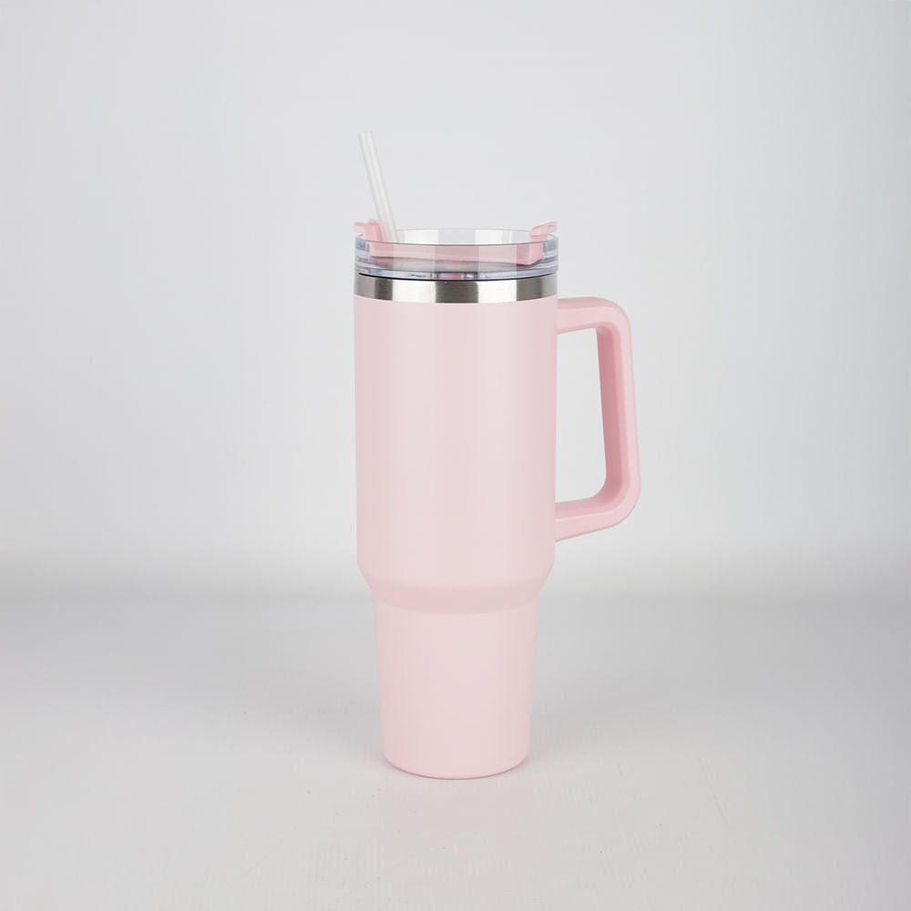 Botella Acero Inoxidable Color Rosa 900ml