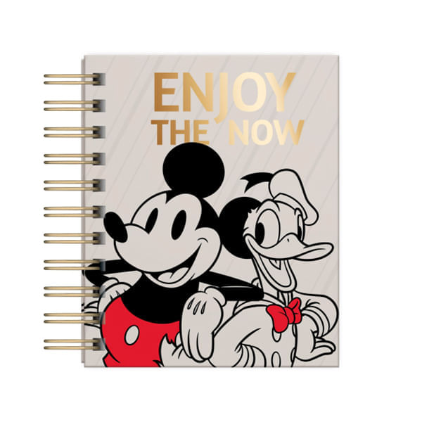 Libreta A6 Tapa Dura Cuadriculado 80 Hojas Disney Iconic
