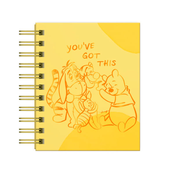 Libreta A6 Tapa Dura Cuadriculado 80 Hojas Disney Iconic