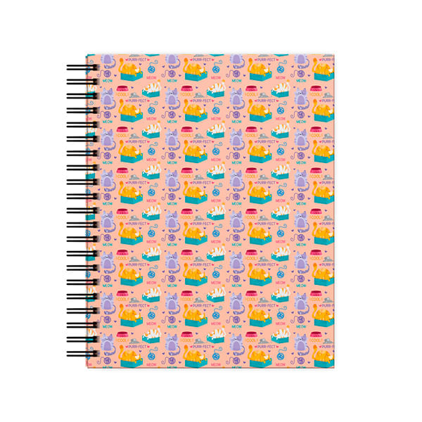 Cuaderno Universitario Flexible Cuadriculado 100 Hojas Pets