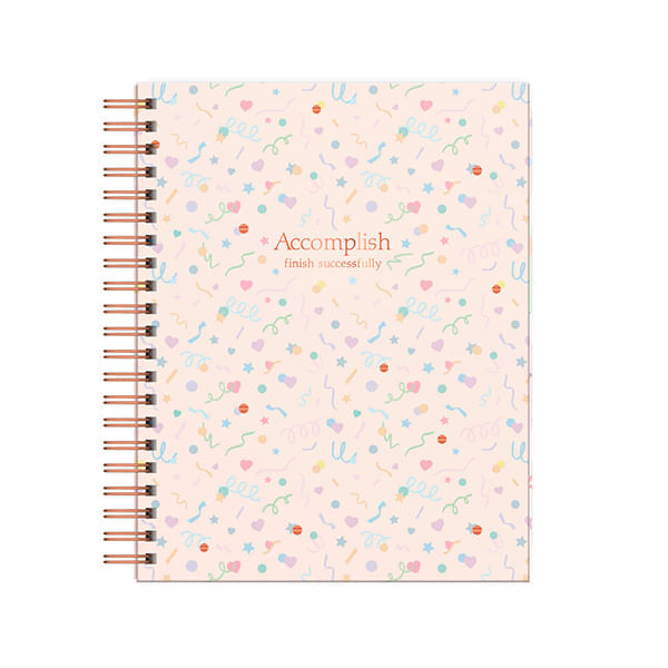 Cuaderno A4 Tapa Dura Cuadriculado 160 Hojas Pastel