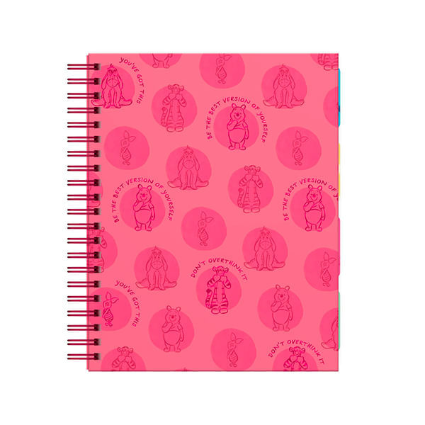 Cuaderno A4 Tapa Dura Cuadriculado 160 Hojas Disney Iconic