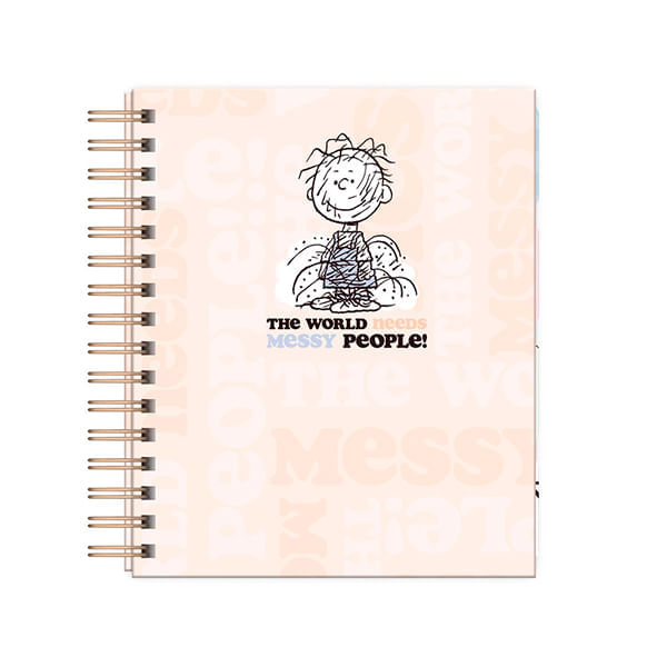 Cuaderno A5 Tapa Dura Cuadriculado 160 Hojas Snoopy