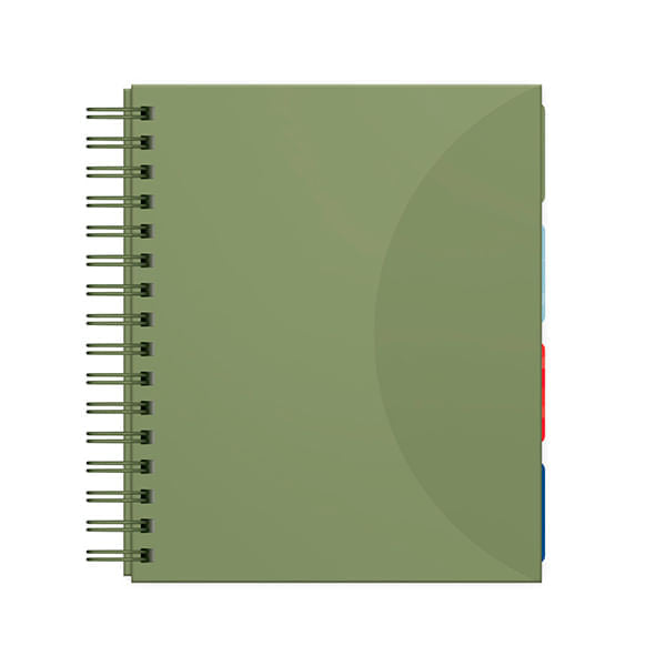 Cuaderno A5 Tapa Dura Cuadriculado 160 Hojas Unicolor