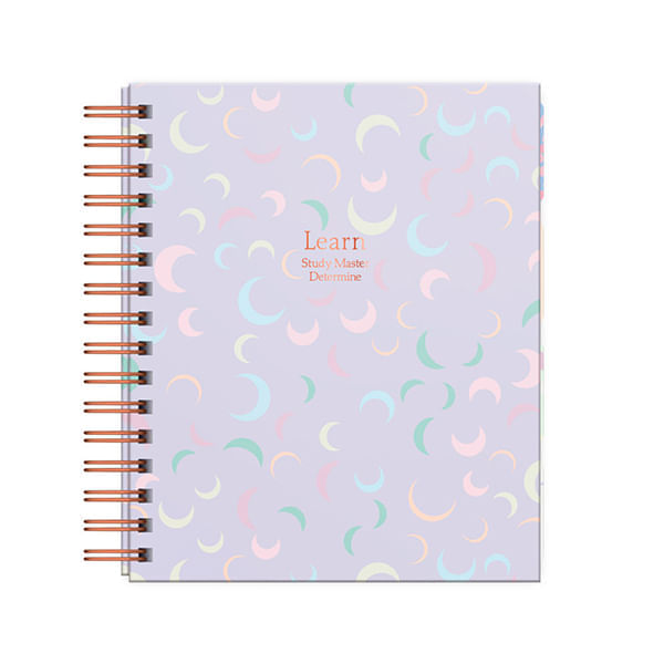 Cuaderno A5 Tapa Dura Cuadriculado 160 Hojas Pastel