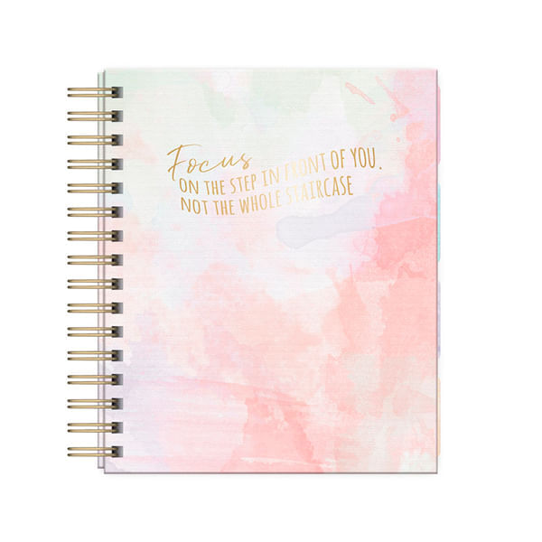 Cuaderno A5 Tapa Dura Cuadriculado 160 Hojas Tie Dye