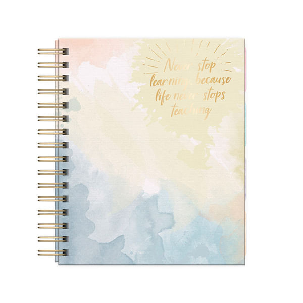 Cuaderno A5 Tapa Dura Cuadriculado 160 Hojas Tie Dye