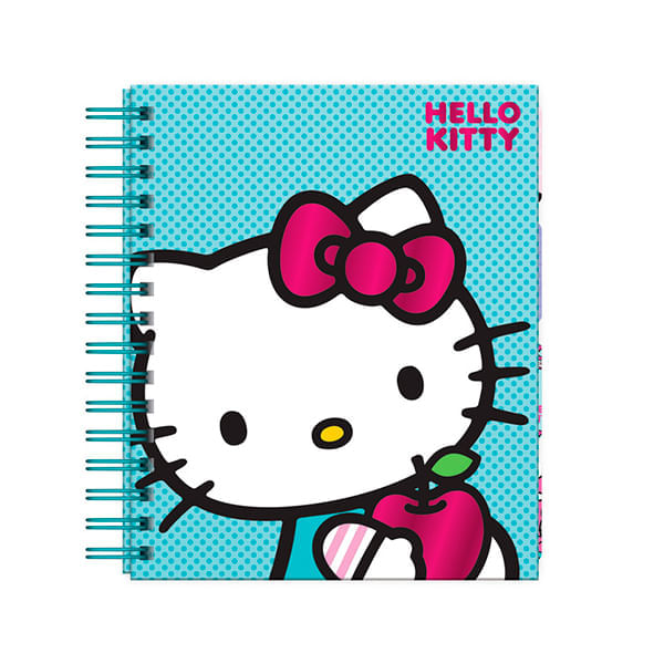 Cuaderno A5 Tapa Dura Cuadriculado 160 Hojas Hello Kitty