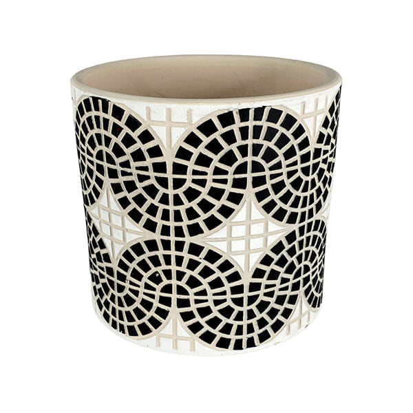 Maceta Modelo Mosaico Decorativo L