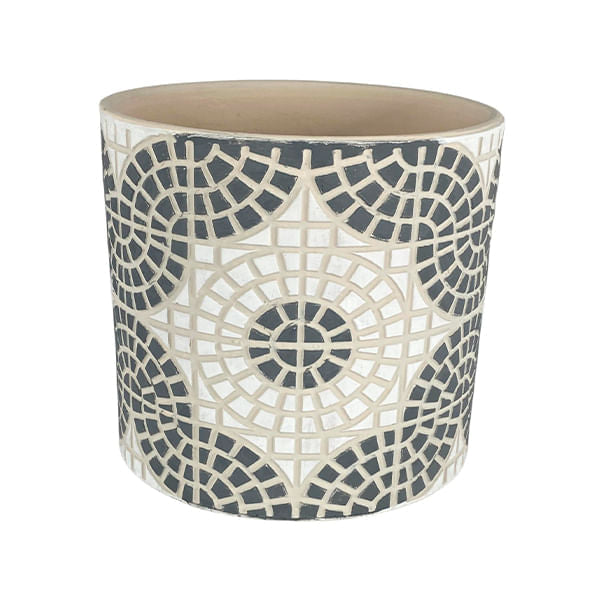Maceta Modelo Mosaico Decorativo M