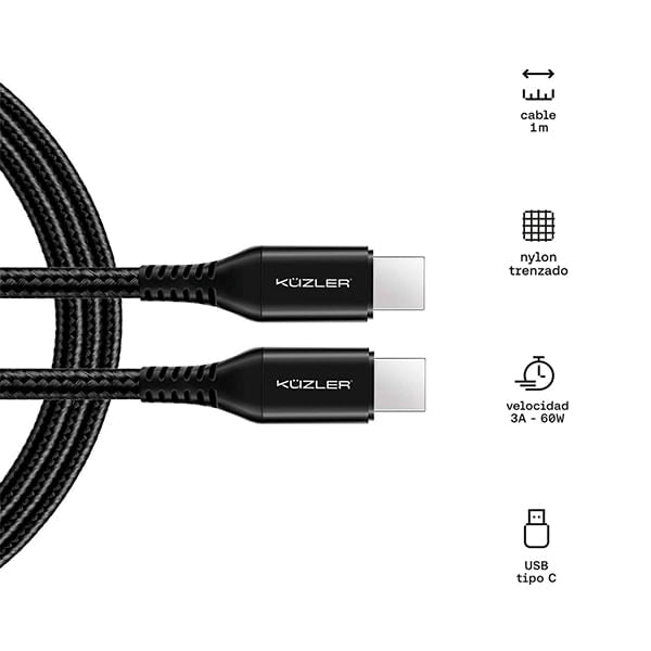 Kuzler Set Dos Cables Tresa Unom Meteor