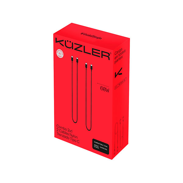 Kuzler Set Dos Cables Tresa Unom Meteor