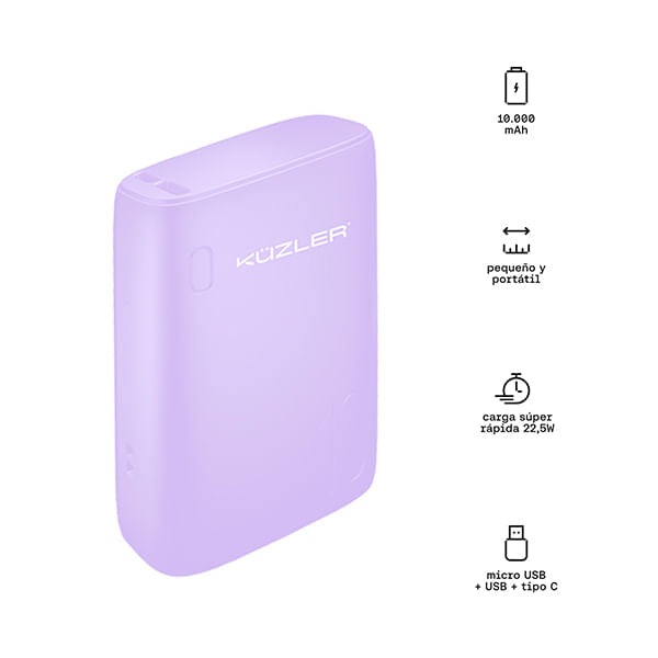 Kuzler Mini Powerbank Mah W Morado Anke