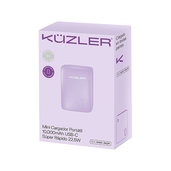 Kuzler Mini Powerbank Mah W Morado Anke