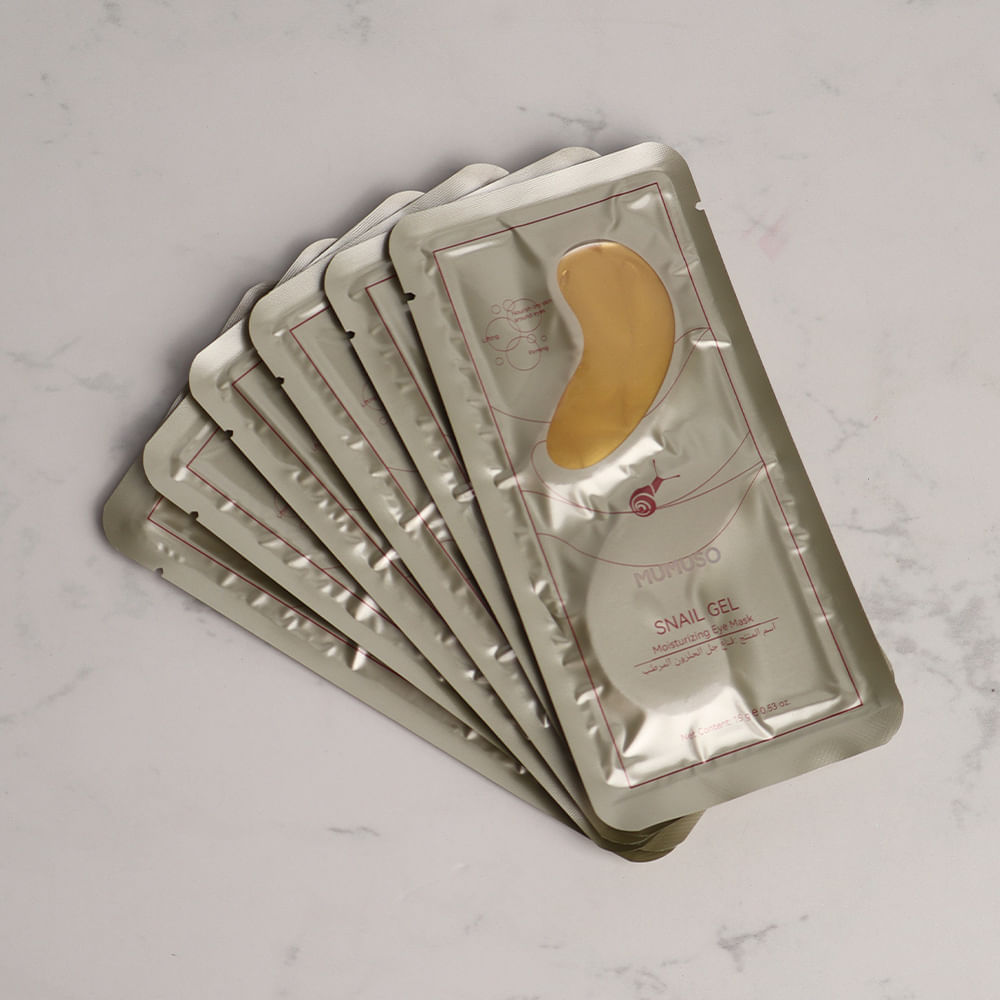 Mascarilla de Ojos Hidratante de Gel de Caracol - 6 pack