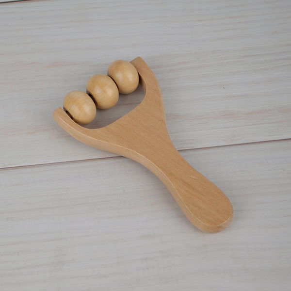 Masajeador De 3 Rodillos Con Forma De Tirachinas