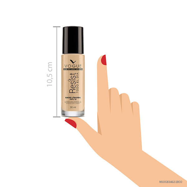 Base Maquillaje Vogue Ld Porcelana