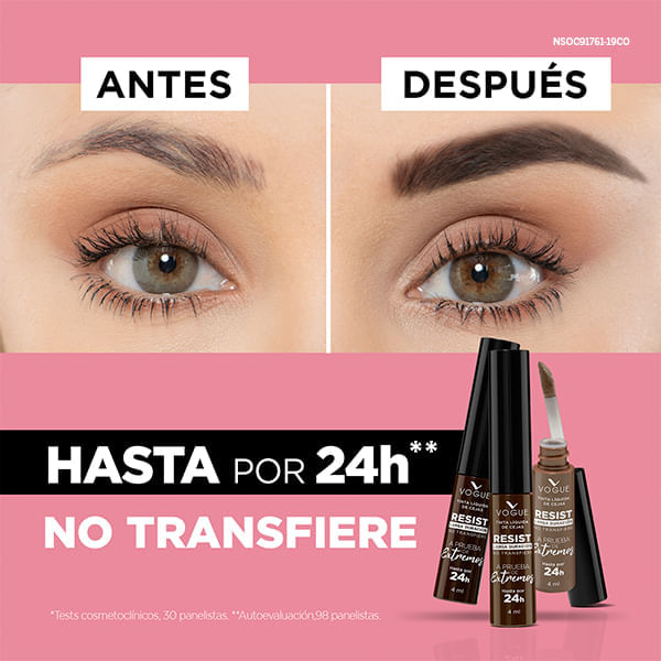 Tinta De Cejas Vogue Resist Tono Caoba