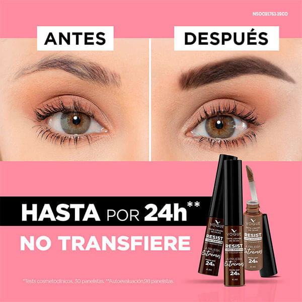 Tinta De Cejas Vogue Resist Tono Cafe
