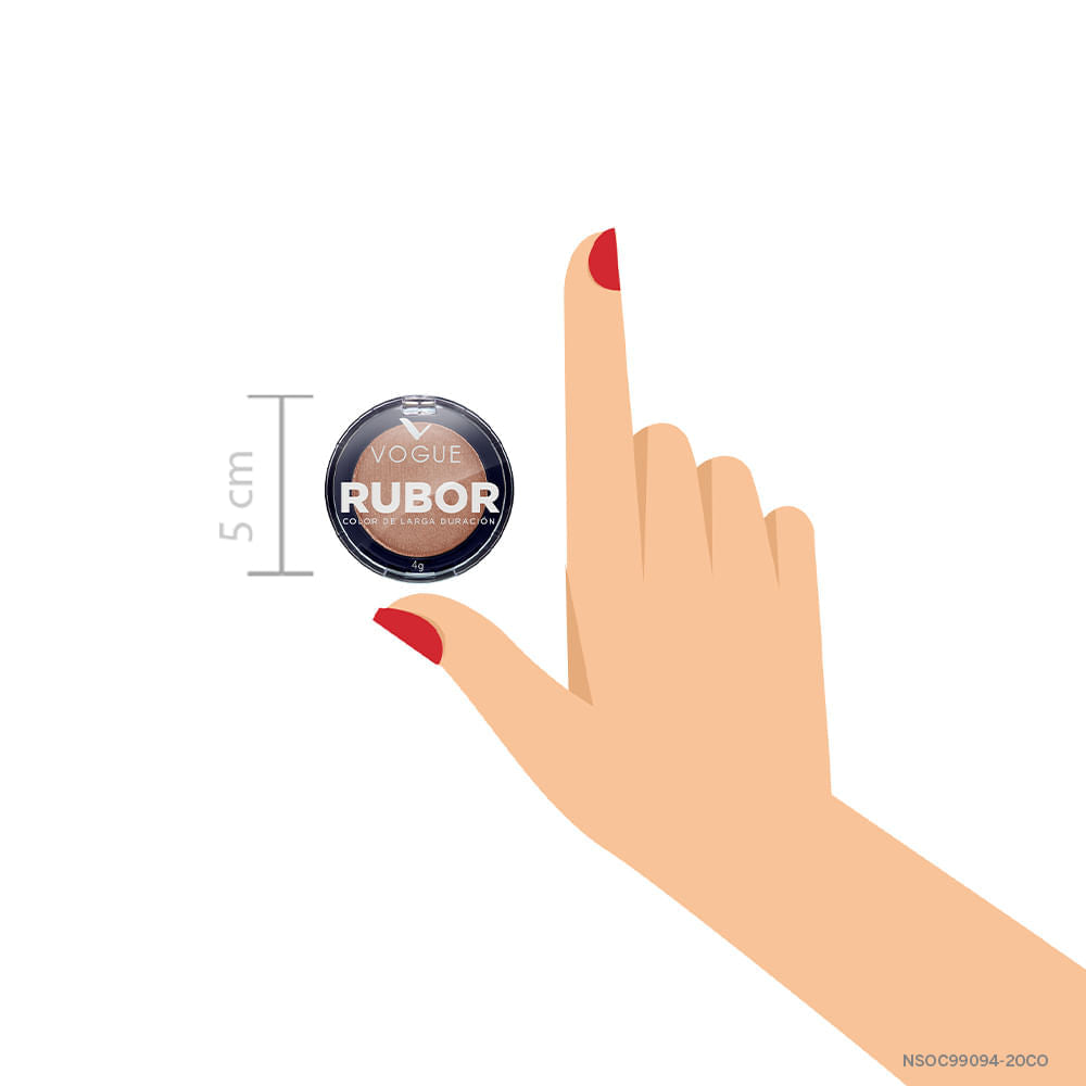 Rubor Vogue Compacto Bronce
