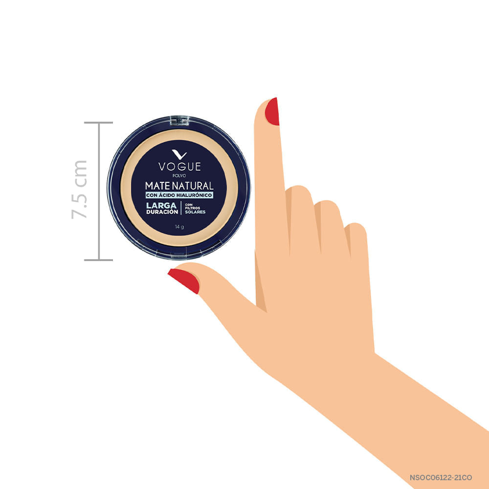 Polvo Compacto Natural Trigueno