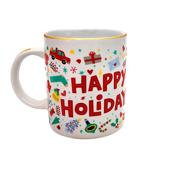Taza 330 Ml Snoopy De Navidad