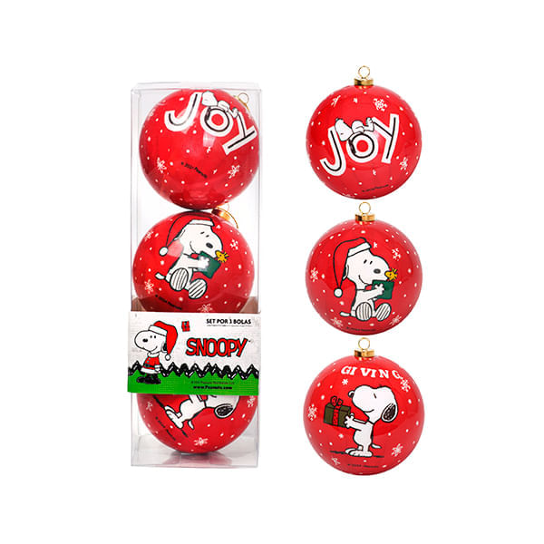 Set De Bolas Snoopy