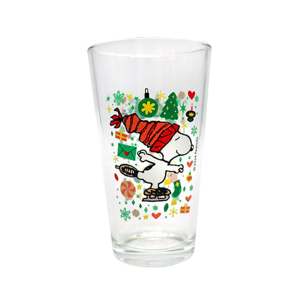 Set Vasos X3 Snoopy De Navidad