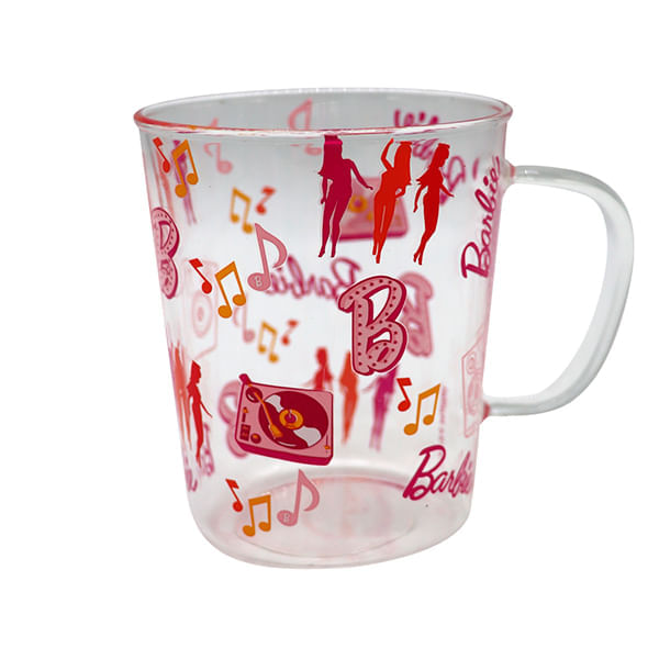 Taza de Vidrio Barbie 600 ml