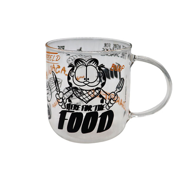 Taza De Vidrio 430Ml Garfield