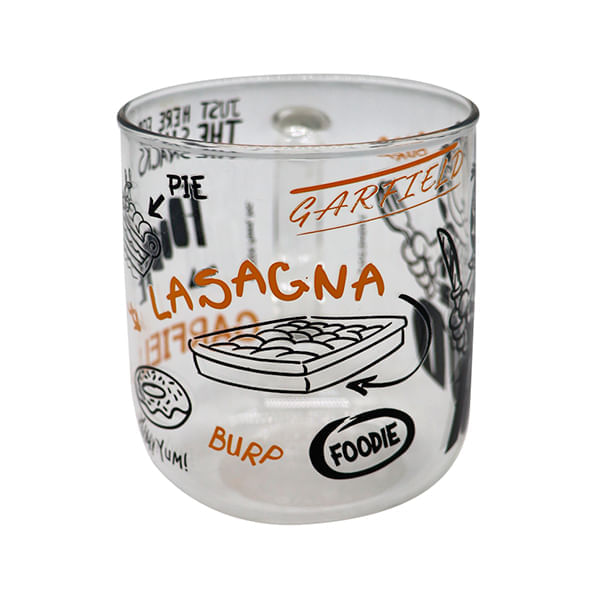 Taza De Vidrio 430Ml Garfield