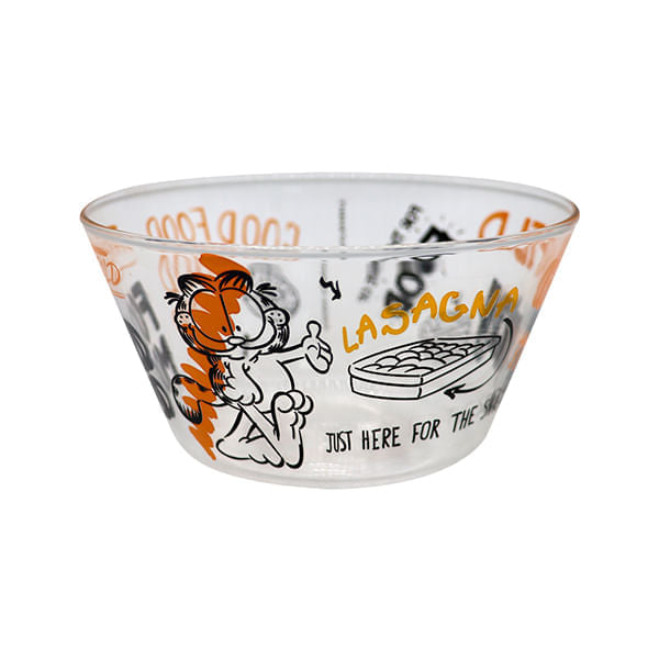 Bowl De Vidrio 620Ml Garfield