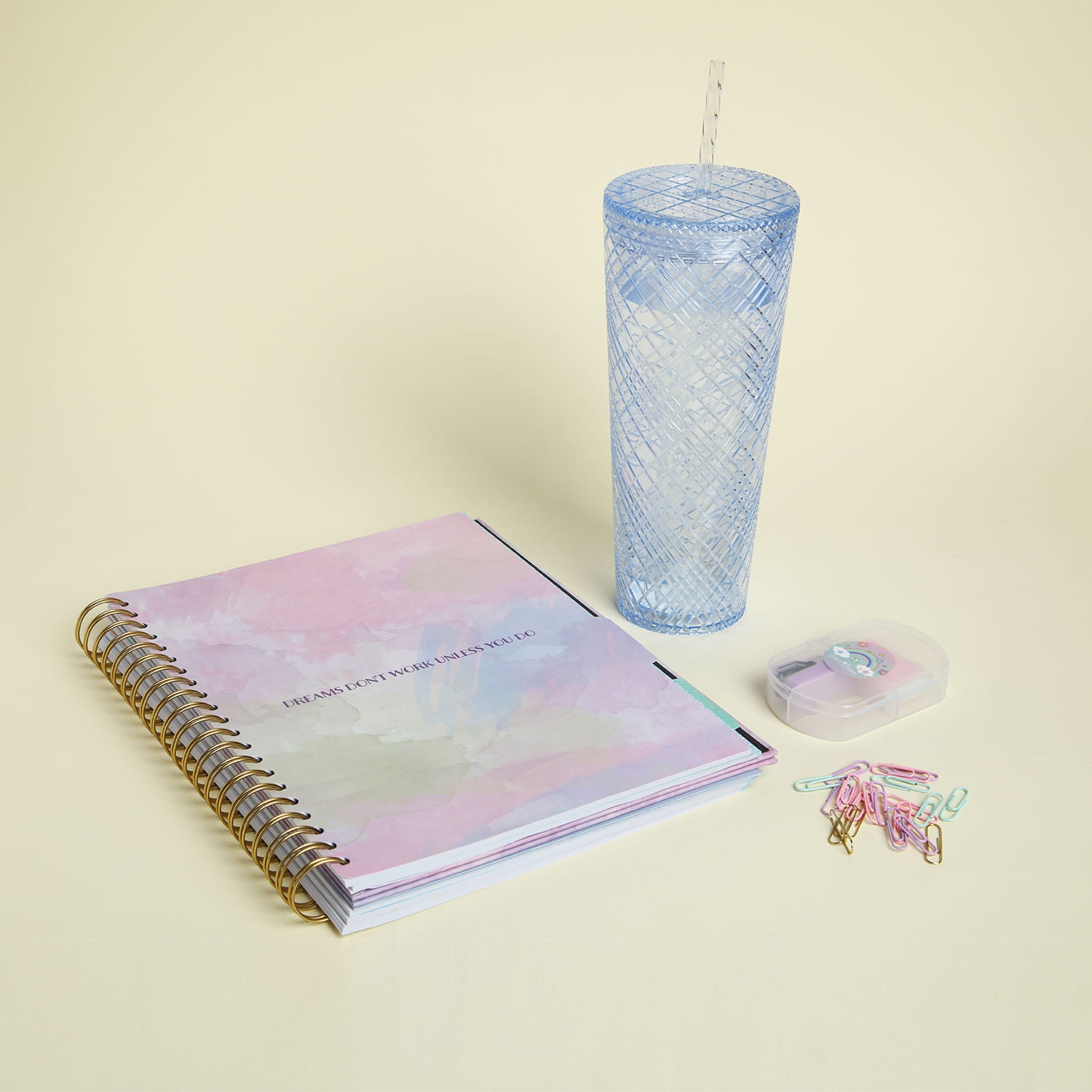 Vaso con Sorbete Cherry Blossom Azul 740 ml