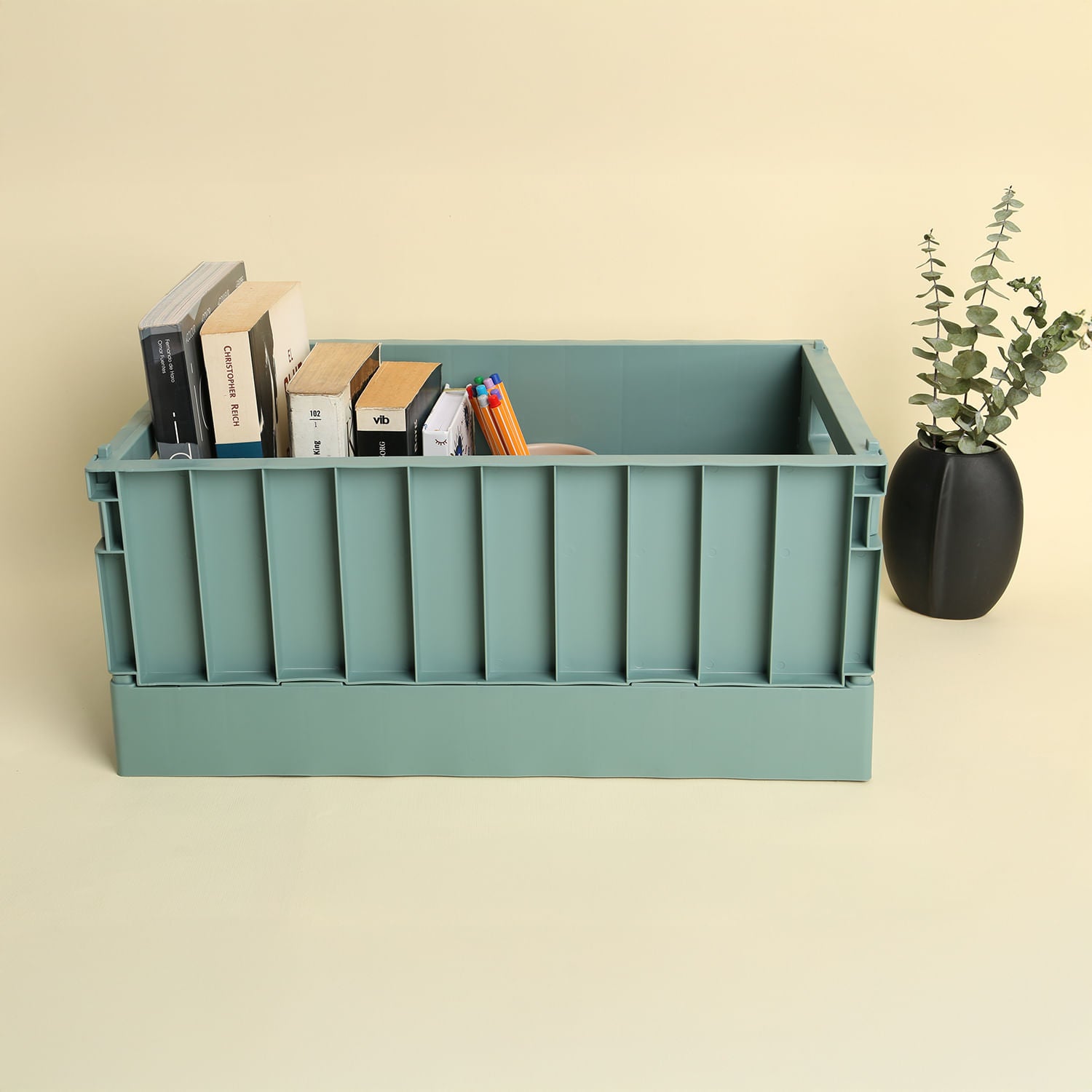 Cesta Plegable Verde