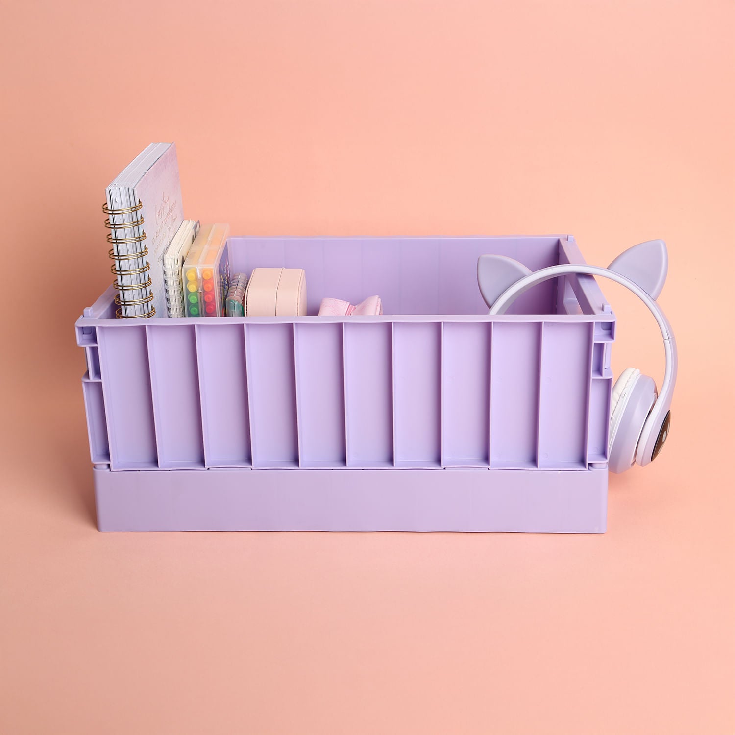 Cesta Plegable Violeta