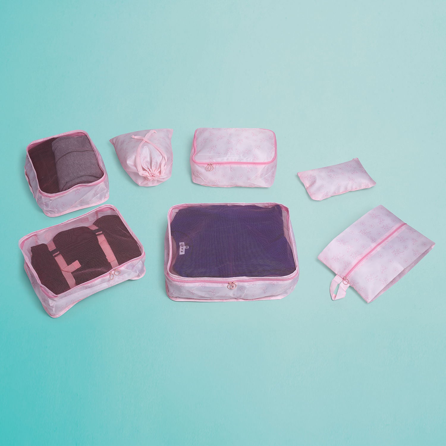 Set de 7 Neceseres Cherry Blossom