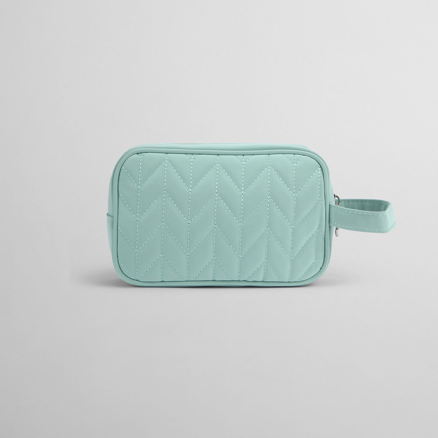 Neceser con Textura Espiga Verde Agua