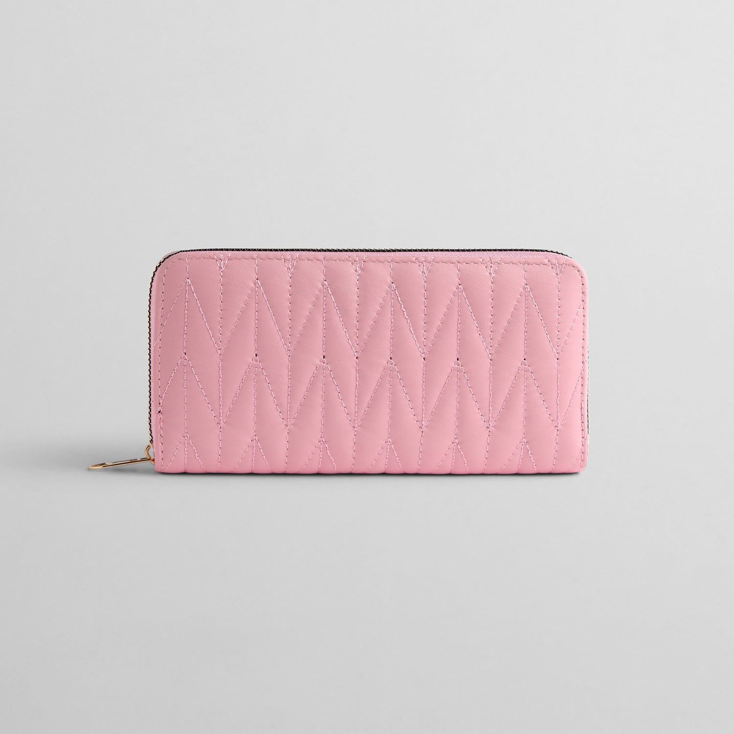 Billetera con Textura Espiga Rosa