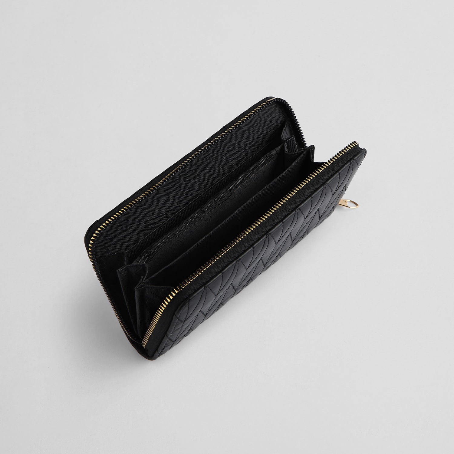 Billetera con Textura Espiga Negra