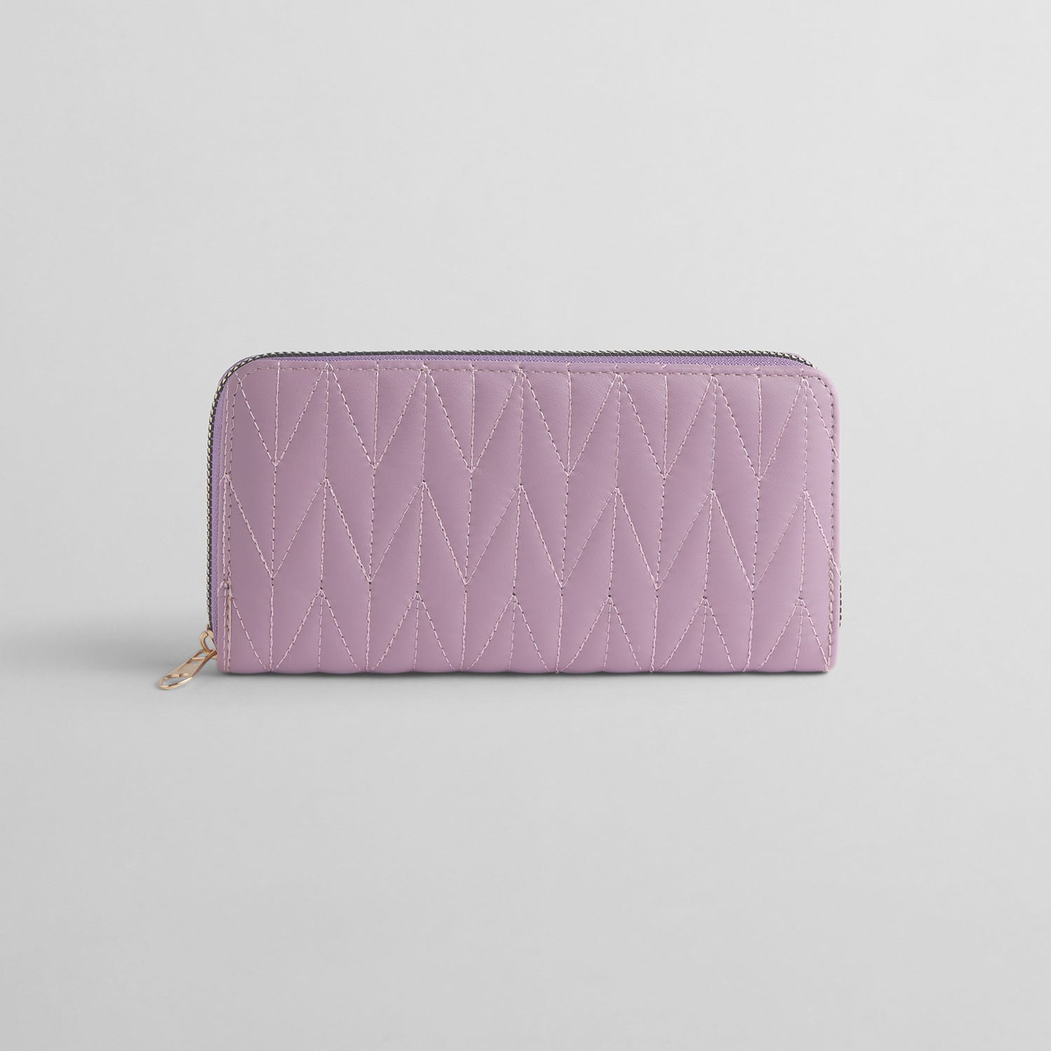 Billetera con Textura Espiga Lila