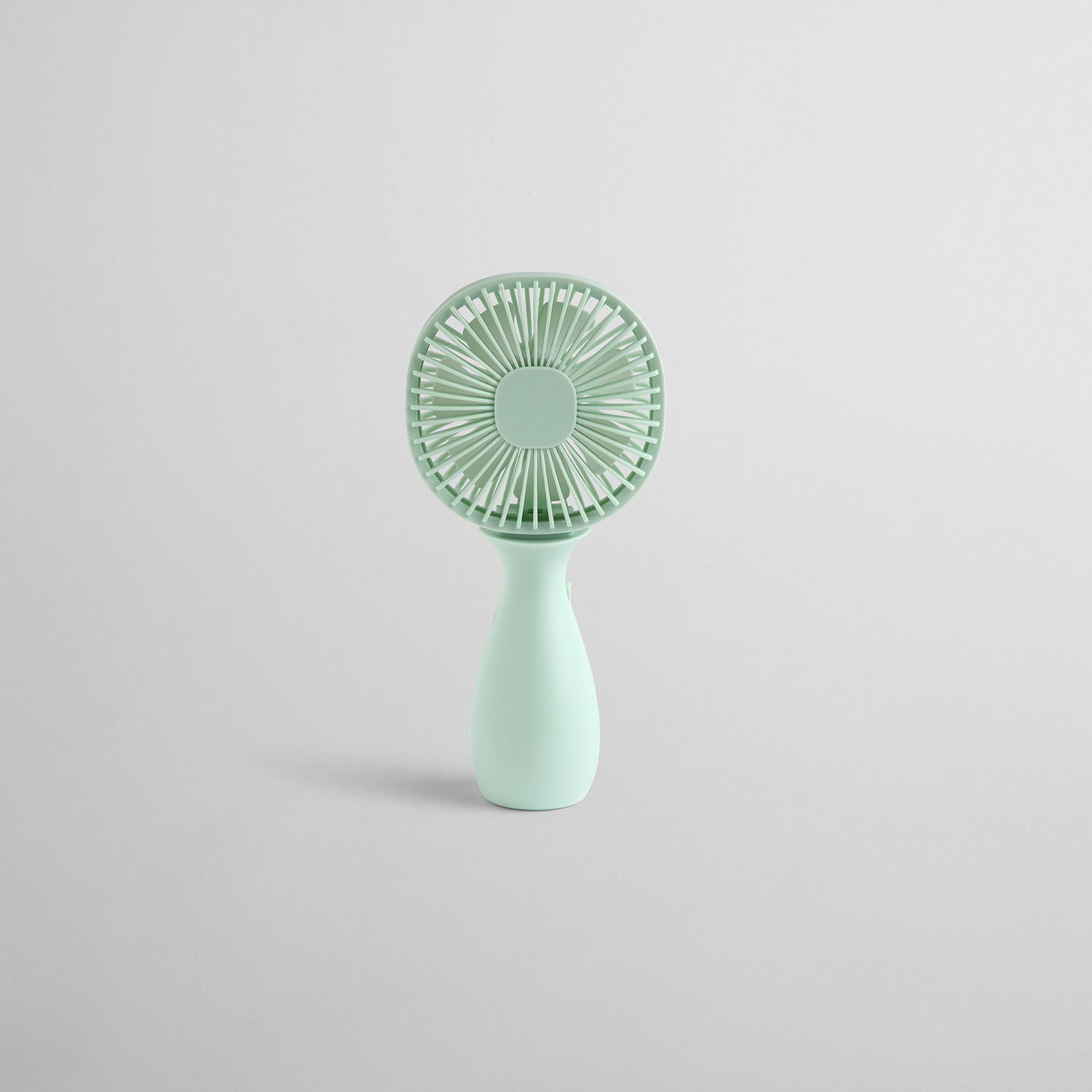 Ventilador de Mano Verde Pastel