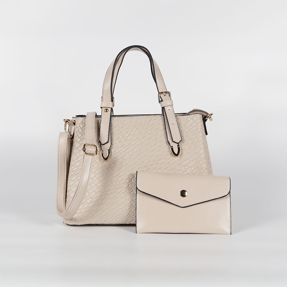 Set de Bolsos Beige