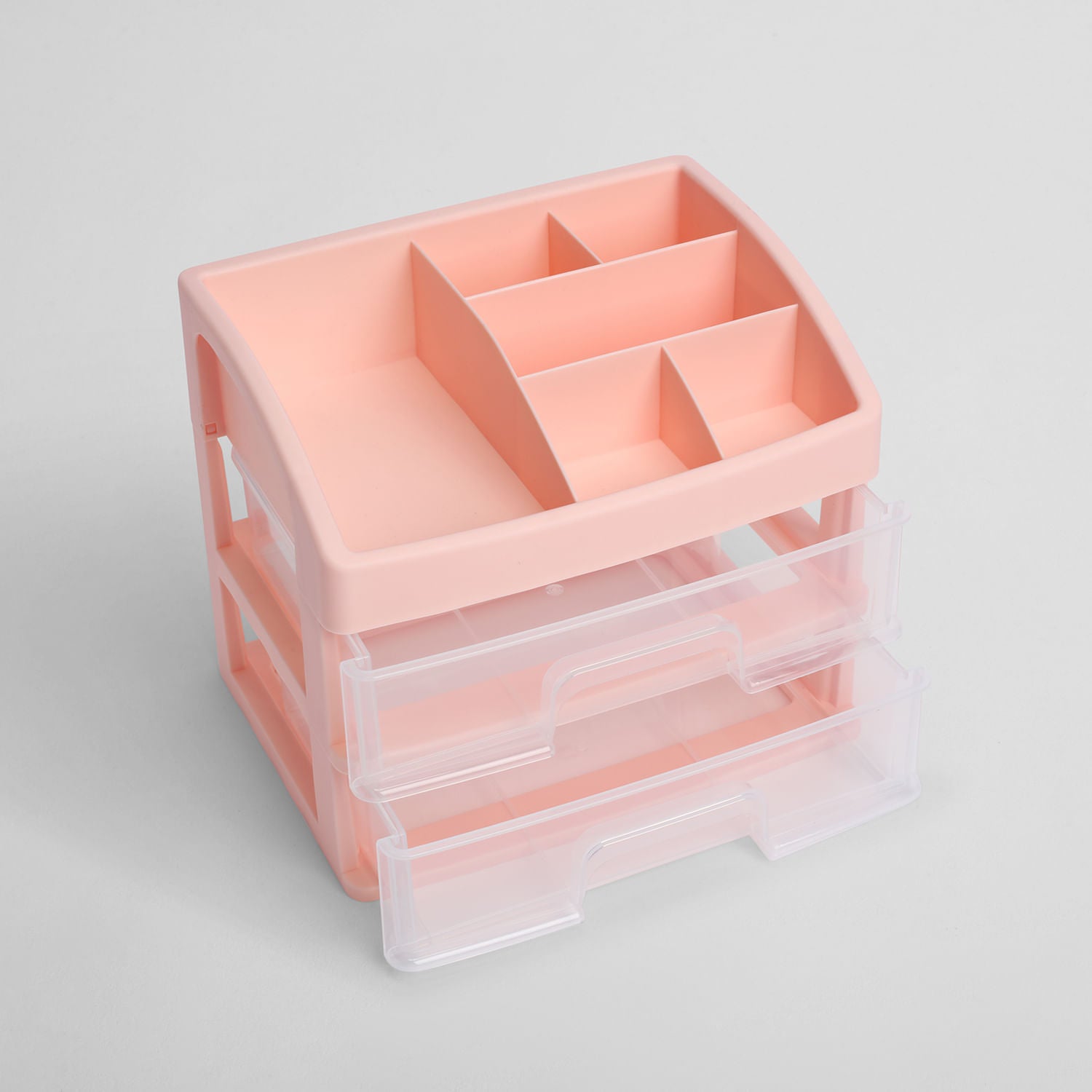 Organizador 2 Pisos Color Rosa