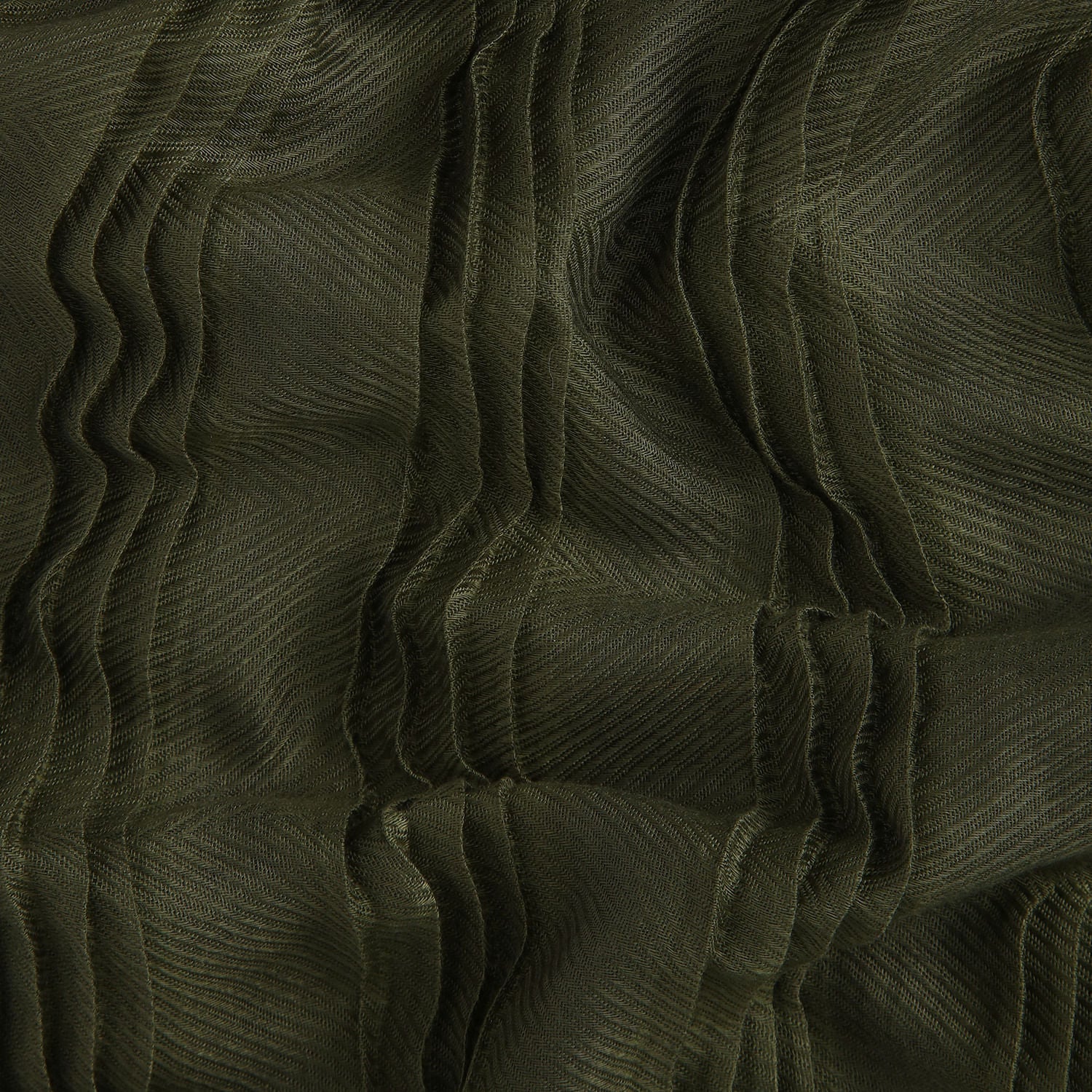 Bufanda con Textura Verde Olivo