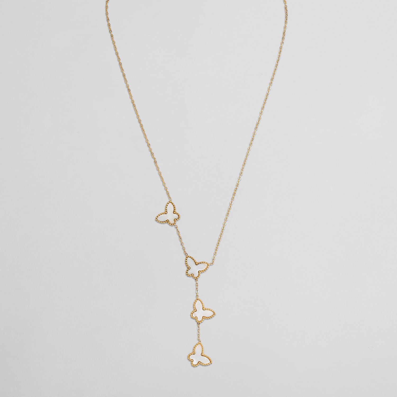 Collar Dorado Mariposa