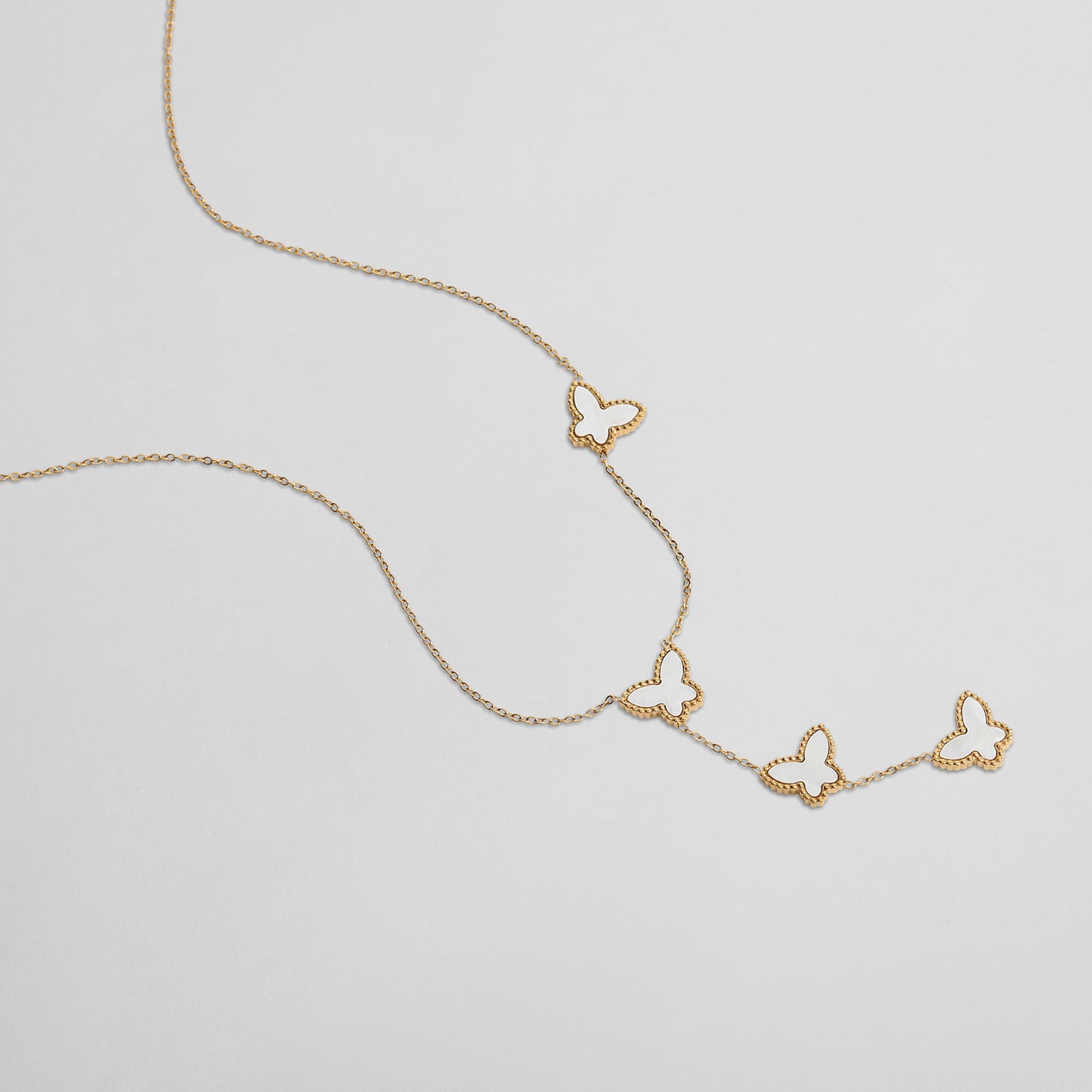 Collar Dorado Mariposa