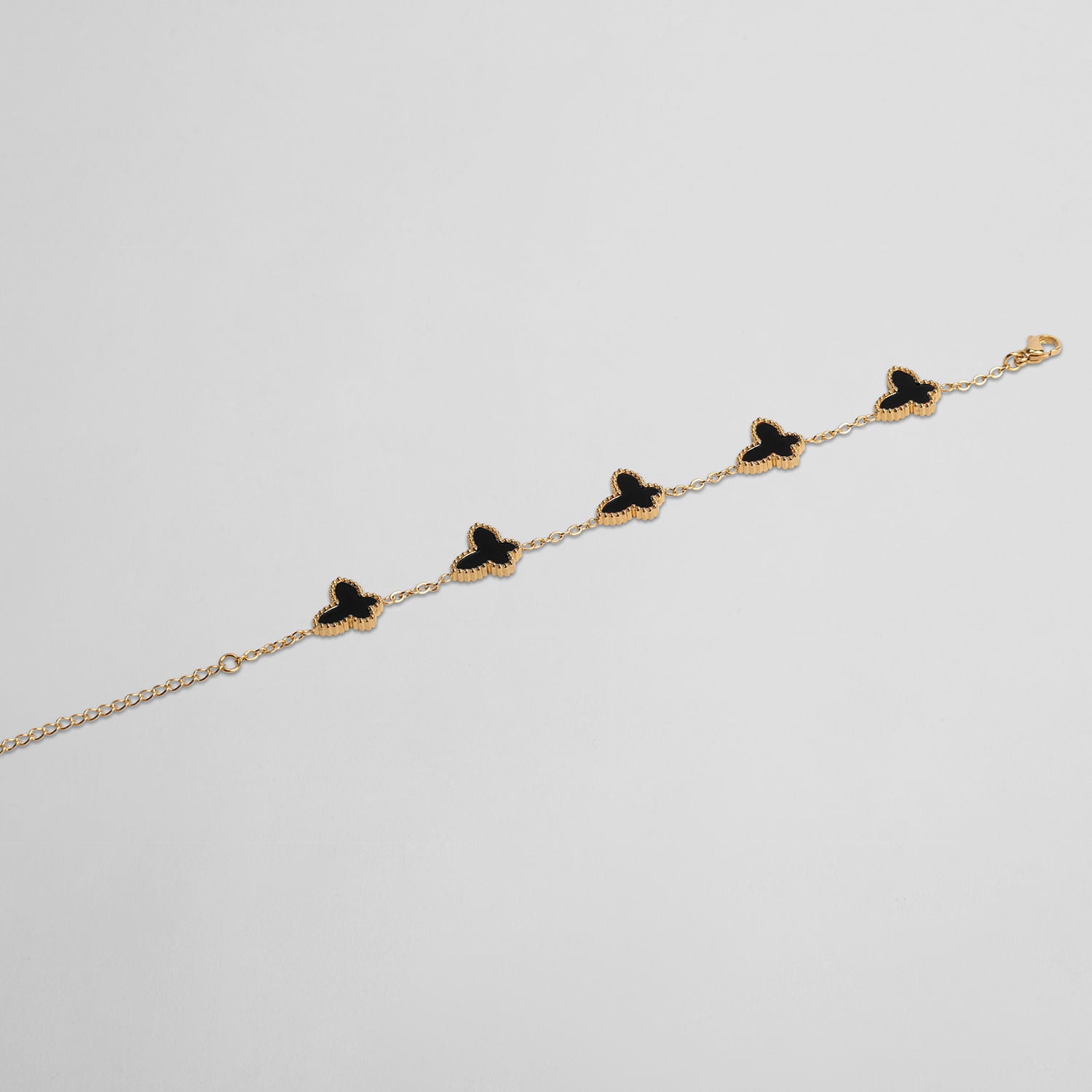 Pulsera Dorada Mariposa